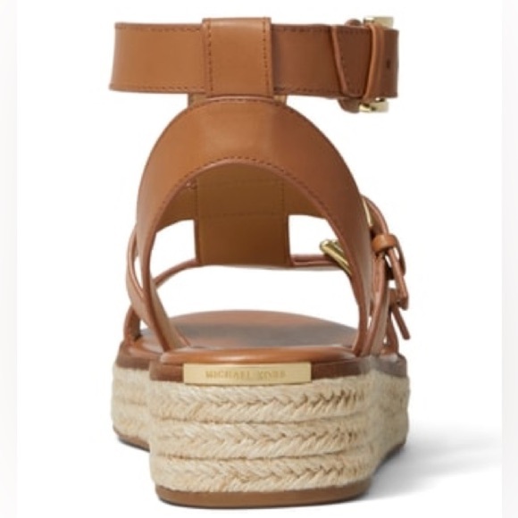 MICHAEL KORS Women's Acorn Ankle Strap Espadrille Sandals - Picture 7 of 7
